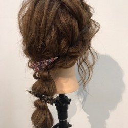 大人可愛い欲張りモテヘア♡編みおろしアレンジ ヘアアレンジ ロングヘア