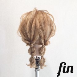 ツインテールを大人可愛く♪フィッシュボーンでできるヘアアレンジ ヘアアレンジ ミディアムヘア