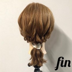 大人の女性のこなれ感を演出♪簡単くるりんぱアレンジ ヘアアレンジ ミディアムヘア