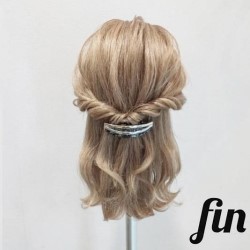 デートの日にオススメ♡簡単にできてとっても可愛いハーフアップアレンジ　ヘアアレンジ　ロングヘア