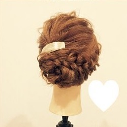 見た目ほど簡単!サロン級の仕上がり♪まとめ髪アレンジ ヘアアレンジ ロングヘア