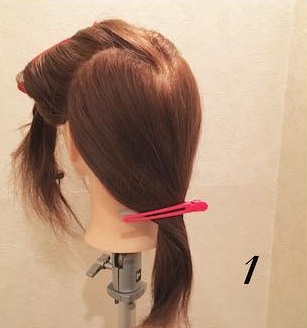 ヘアアレンジの集大成！誰でも可愛くなれるリボン・まとめ髪アレンジ1