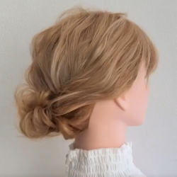 初級編 ロングヘアのおだんご 忙しい朝でも簡単ヘアアレンジ ヘアレシピ 頭美人 初級編 ロングヘアのおだんご 忙しい朝でも簡単ヘアアレンジ ヘアレシピ 頭美人