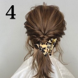 忙しい朝でも大丈夫!5分で出来る簡単編みおろしアレンジ! ヘアアレンジ ミディアムヘア