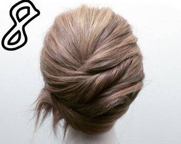 ゴム不要!ねじって留めるだけの個性的でラフなヘアアレンジ8