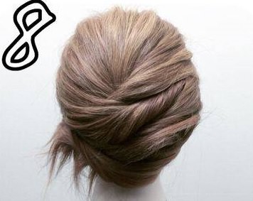 ゴム不要！ねじって留めるだけの個性的でラフなヘアアレンジ8