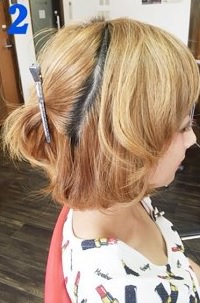 ショートヘアでもしっかりアレンジしたい！顔周りスッキリの三つ編みアレンジ☆2