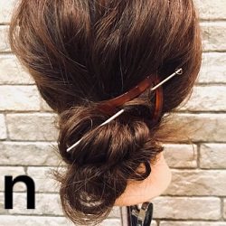 大事なプレゼンの時にオススメ☆しっかりまとまるのに可愛い低めお団子アレンジ ヘアアレンジ ロングヘア