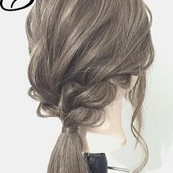 ロープ編みだけで出来るからとっても簡単なローポニテ☆ ヘアアレンジ ロングヘア