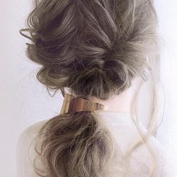 可愛さ大爆発!ふわっふわのたまねぎヘアーで作るローポニテアレンジ ヘアアレンジ ロングヘア