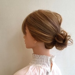 巻かなくてもできる!ロープ編みだけで作る簡単シニヨンヘアー ヘアアレンジ ロングヘア