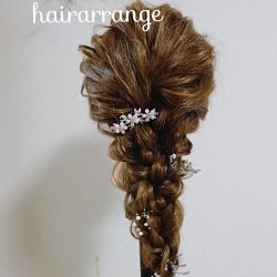 難しいテクニックは不要！三つ編みで三つ編みを作る編みおろしアレンジ　ヘアアレンジ　ロングヘア