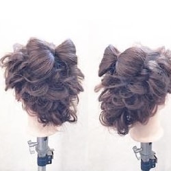 誰よりもかわいく華やかに♡注目を集める事間違いなしのビッグリボンヘア ヘアアレンジ ロングヘア