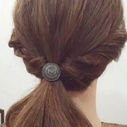 アレンジスティックを有効活用☆くるりんぱ以外の使い方で作るおしゃれなローポニー ヘアアレンジ ロングヘア