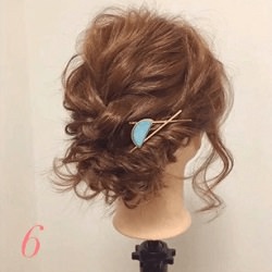 ヘアアクセが映える☆ミディアムヘアのカジュアルアップアレンジ ヘアアレンジ ロングヘア