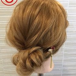 お出かけにぴったり☆長めのロングでもしっかりまとまるふんわり可愛いまとめ髪 ヘアアレンジ ロングヘア