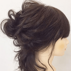 お休みの日はラクチンヘアーで☆パパっとできるボブヘアのハーフアップお団子アレンジ　ヘアアレンジ　ショートヘア