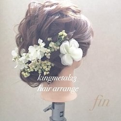 結婚式にもピッタリ!華やかなアップスタイル♡ ヘアアレンジ ロングヘア