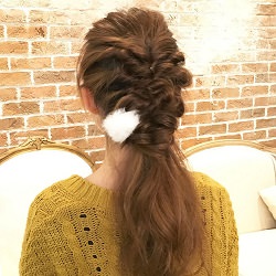 くるりんぱだけで作れる!本格的なポニーテール♪ ヘアアレンジ ロングヘア