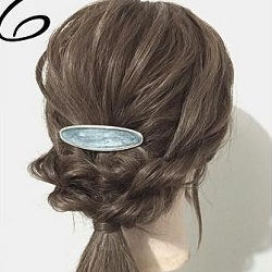 くるりんぱとロープ編みで♪きれいにまとまる大人可愛いローポニーアレンジ ヘアアレンジ ロングヘア