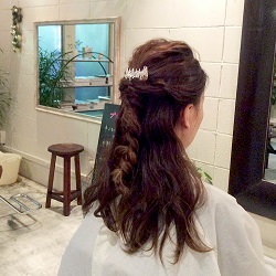2種類の編み込みで作る!上品愛されハーフアップ♪ ヘアアレンジ ロングヘア