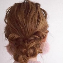 三つ編みとくるりんぱで作る楽ちんアレンジ♪ ヘアアレンジ ロングヘア