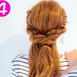 ひと工夫でゴージャス感たっぷりに☆ちょっと背伸びしたいときにおすすめのハーフアップアレンジ ヘアアレンジ ミディアムヘア