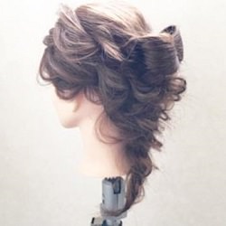 アクセなしでも可愛い♡えび編み×ビックリボンアレンジ☆ ヘアアレンジ ロングヘア