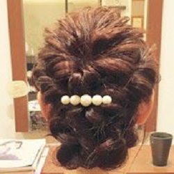 くるりんぱとロープ編みで作る簡単なのに華やかなまとめ髪☆ ヘアアレンジ ロングヘア
