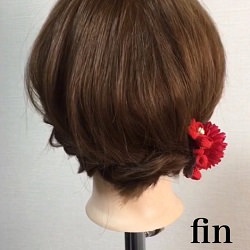 成人式は大人っぽさを狙っちゃう?和装に合うほんのりまとめ髪☆ ヘアアレンジ ロングヘア