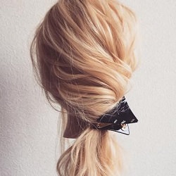 こなれ感抜群!ねじるだけで出来るアシンメトリーなひとつ結び☆ ヘアアレンジ ロングヘア