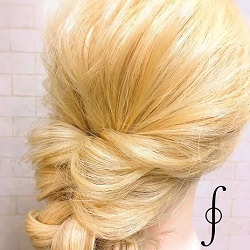 女性らしさup!くるりんぱで作る簡単ギブソンタックアレンジ ヘアアレンジ ロングヘア