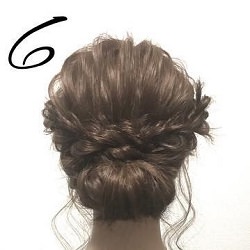 バックスタイルが映える♪くるりんぱで簡単ギブソンタックアレンジ ヘアアレンジ ロングヘア