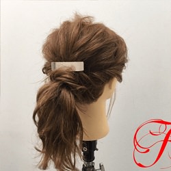 アレンジスティックを使えば不器用さんでも安心!簡単に作れるポニーテールアレンジ☆ ヘアアレンジ ロングヘア