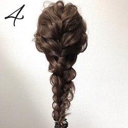 こなれ感抜群☆実は簡単にできるオシャレな編み下ろしアレンジ ヘアアレンジ ロングヘア