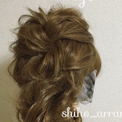 ルーズさがオシャレ☆ふんわりした大人っぽい編み込みメッシーバン☆ ヘアアレンジ ロングヘア