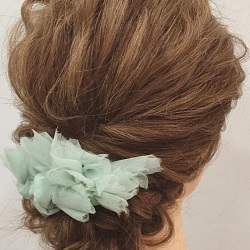 くるりんぱと三つ編みだけで作れる!まとめ髪風アレンジ ヘアアレンジ ロングヘア