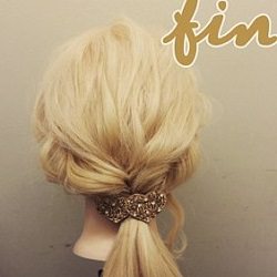 不器用さんでも簡単な両サイドくるりんぱのローポニーアレンジ☆ ヘアアレンジ ロングヘア