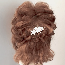 ショートヘアさん必見!バレッタを使った華やかアシンメトリーアレンジ☆ ヘアアレンジ ショートヘア