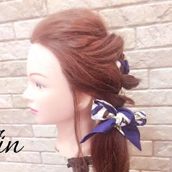 コーディネートを格上げ☆エレガントになれちゃうおしゃれスカーフアレンジ ヘアアレンジ ロングヘア