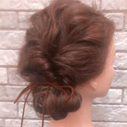 キュートさ120%!ふわふわのサイドお団子アレンジ☆ ヘアアレンジ ロングヘア