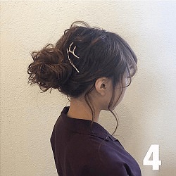 後れ毛でルーズに!休日にぴったりなふわふわおだんごアレンジ♡ ヘアアレンジ ロングヘア