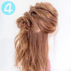 くるりんぱ3回で完成◎気合を入れたい日にぴったりなお団子ハーフアップ ヘアアレンジ ロングヘア