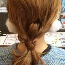 不器用さんでも結ぶだけだから簡単♪おしゃれなノットヘアーアレンジ ヘアアレンジ ミディアムヘア