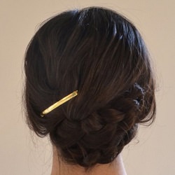 三つ編みだけで出来る!綺麗にまとまる清楚なシニヨンヘア♪ ヘアアレンジ ロングヘア