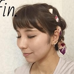 まとめ髪をもっとオシャレに☆一緒に編み込むスカーフアレンジ♪ ヘアアレンジ ミディアムヘア