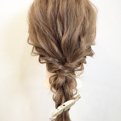 セルフアレンジの定番アレンジ!簡単にできるロープ編みダウンへア☆ ヘアアレンジ ロングヘア