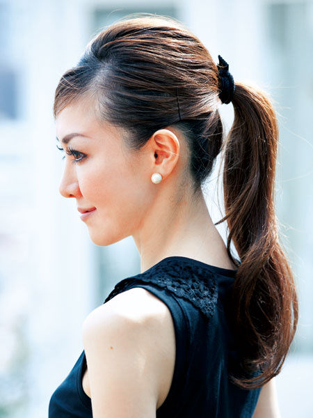 黒髪でもオシャレになれるヘアスタイル ヘアスタイル 頭美人