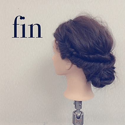 フィッシュボーンの技ありヘアスタイル