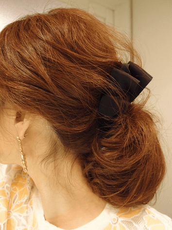 バナナクリップを使ったヘアアレンジ